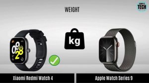 Xiaomi Redmi Watch 4 VS Apple Watch Series 9 - COMPARISON