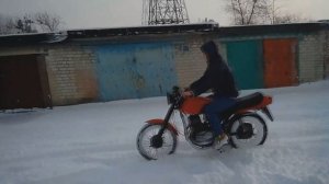 Ходовые испытания Jawa 638