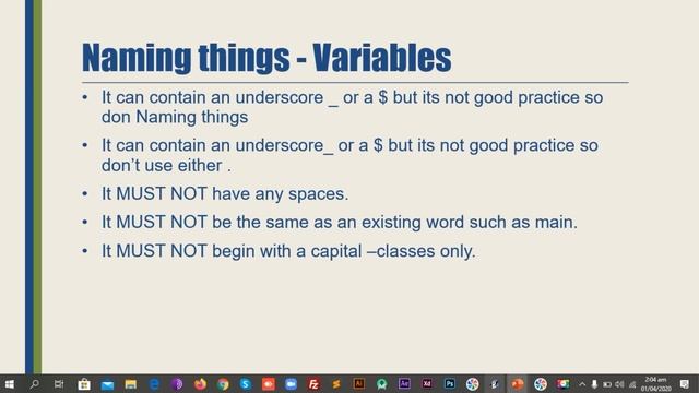 Java Naming Things and Program Debugging | Advanced OOP Using Java | Lecture 05