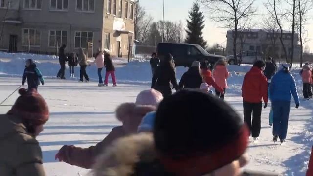 Каток в г.Никольское.