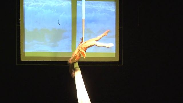 Воздушная гимнастка на полотнах Виолетта Ким, Тверская обл., г.Кокаково, цирк "Фантазёры" смотреть онлайн