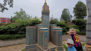 Lego Model of Makkah Royal Clock Tower in billund Legoland