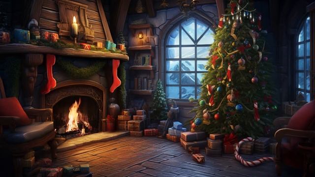 Relaxing Christmas Music Carols ✨ Instrumental Christmas 2023 ?Cozy Christmas Ambience and Calm