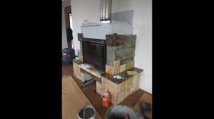 Установка каминной топки KAW-MET W17.