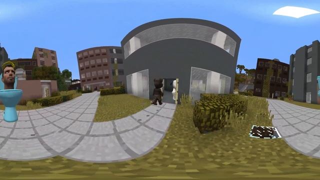 GIANT SKIBIDI TOILET BOSS vs CAMERAMAN in Minecraft 360°! смотреть онлайн