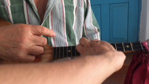 Кокшаровская цыганочка на балалайке. Урок игры на балалайке.