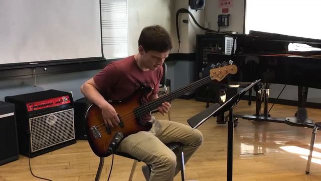 Continuum - Jaco Pastorius bass cover Zack Lamb смотреть онлайн