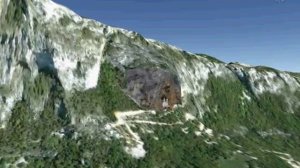 Manastir Ostrog 3D in Google Earth