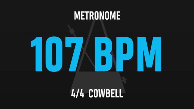 107 BPM 4/4 - Best Metronome (Cowbell) смотреть онлайн