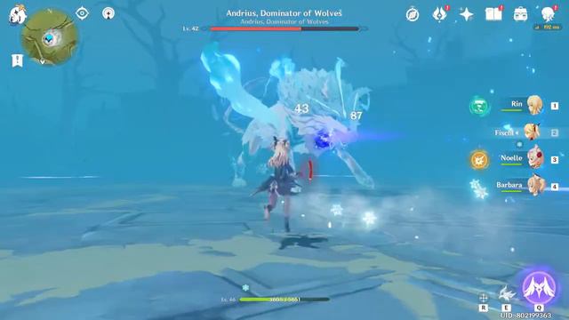 Andrius Wolves VS Fischl - Genshin Impact