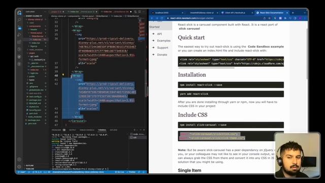 6. Create A Slider Banner In React With React Slick #react #javascript смотреть онлайн