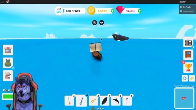 How to get WHALE KEY In Fishing Simulator - ROBLOX смотреть онлайн