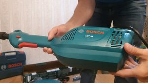 Обзор Bosch ART 35 Электрический триммер 600W / Распаковка триммера Бош Арт 35.
