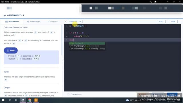 Calculate Double or Triple #ccbp #python  #pythonprogramming #pythontutorial