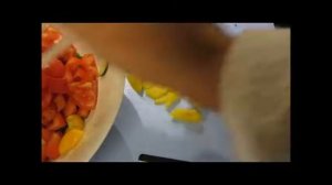 Овощной салат с апельсином