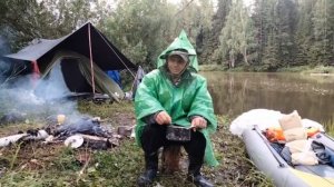 Сплав на байдарке по реке Сосьве на Урале#Kayaking on the Sosva River in the Urals