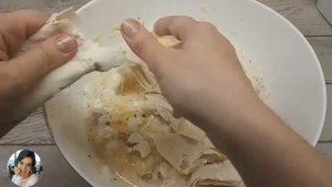 Готовим на раз два! Ленивый ачма хачапури из лаваша /Рваный пирог из лаваша с творогом и сыром