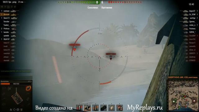 WOT: Аэродром - ИС-6 - 4 фрага - Снайпер, Ста смотреть онлайн