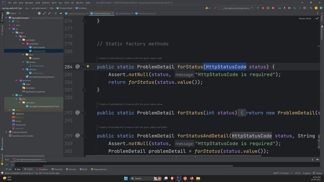 New ProblemDetail Class | Spring Boot 3.0 new  Features