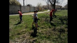 Подготовка паркового участка для озеленения 03.04.2017