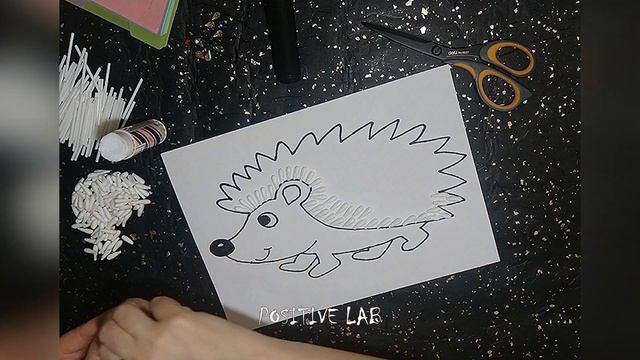 Аппликация Ёжик - как сделать поделку своими руками??? смотреть онлайн