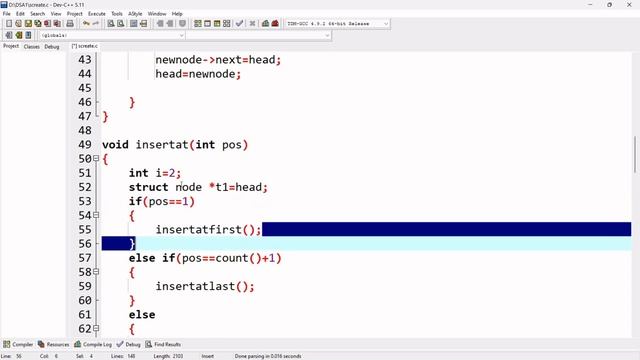 DS-7 | How to insert  a node in any position in the singly linked list ?   @vidyanshuvlog6873
