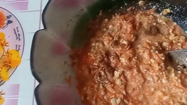 ОЛАДЬИ с морковью и творогом.