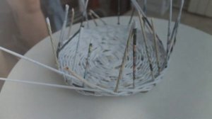 Мастер класс по плетению корзинки из газетных трубочек