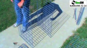 Монтаж габионов | Installation of gabions