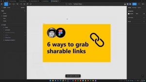 6 EASY Ways to Grab Sharable Links in Figma | Figma Tutorial for Beginners