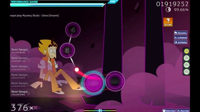 Osu! Mystery Skulls - Ghost [Insane] смотреть онлайн