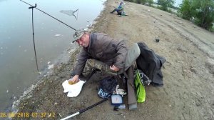 Правильный заброс фидера рыбалка на Иртыше в Омске