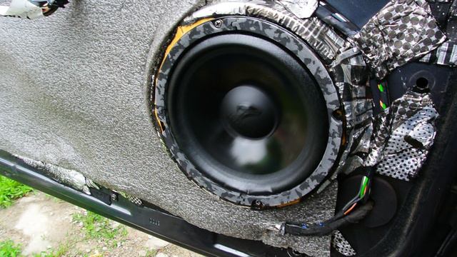 DL-AUDIO Anaconda 165 Comp - мидбас качает - лада гранта лифтбек