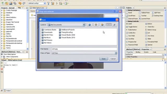 [Java]Chương trình chụp ảnh bằng webcam sử dụng openCV смотреть онлайн