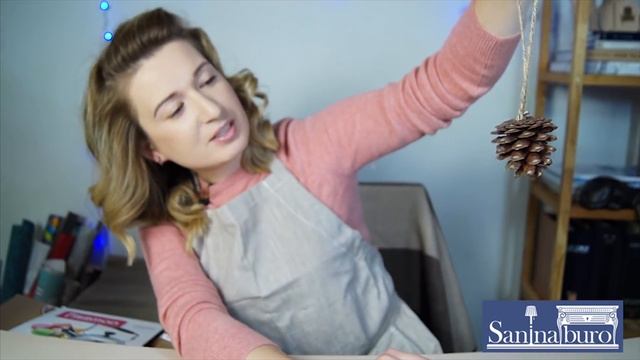 DIY новогодний декор. Как сделать елочные игрушки из ШИШЕК. Декор своими руками. Новый Год 2018 смотреть онлайн