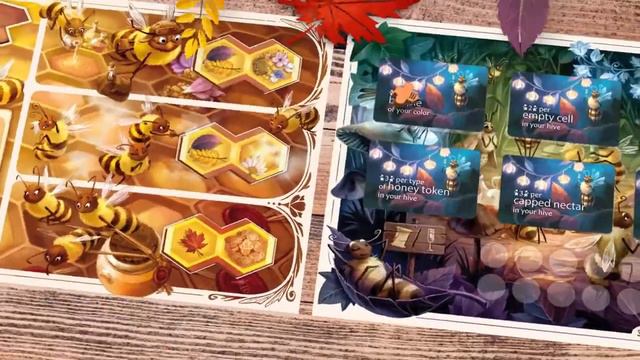Honey Buzz: Fall Flavors (expansion) - Board Game Trailer смотреть онлайн