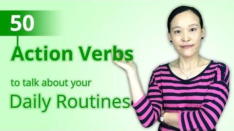 50 Chinese Action Verbs_ Daily Routines in Chinese - Learn Chinese for Beginners