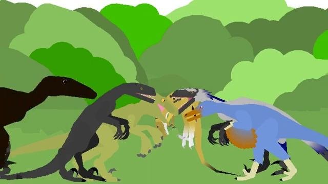 Dinosaur Battle:Velociraptors Vs Deinonychus