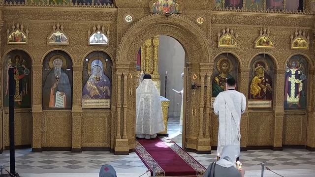02.06.22. Божественная литургия в праздник Вознесения Христова в Феодоровском соборе смотреть онлайн