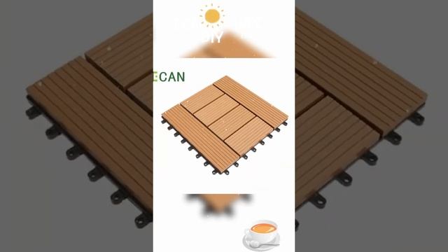 Wood Plastic Composite Patio Deck Tiles смотреть онлайн