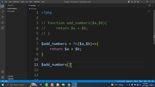 Functions in PHP part 3 - Lecture 20  | The Complete PHP course for beginners 2023
