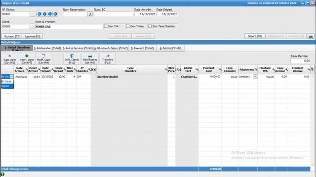 Démonstration Logiciel de gestion d'hotellerie HD
