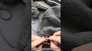 Эластичное закрытие петель спицами резинки 1х1