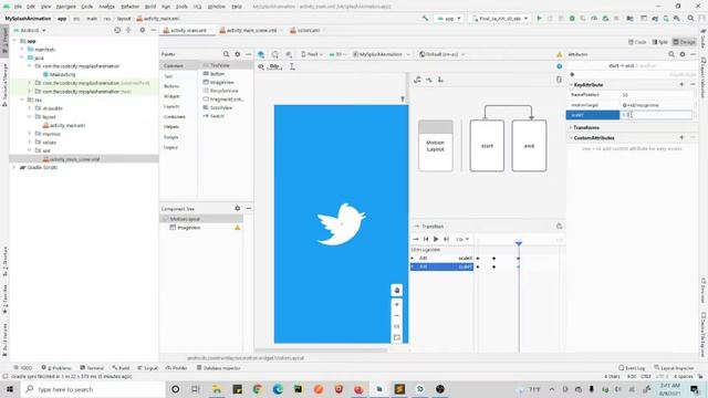 Create Animated Splash Screen in Android Studio | Tutorial