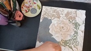 Барельеф роза. Создаём своими руками