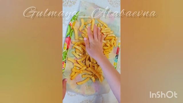 Картофель ФРИ в Домашних условиях. Үй жағыдайындағы картошка Фри. смотреть онлайн