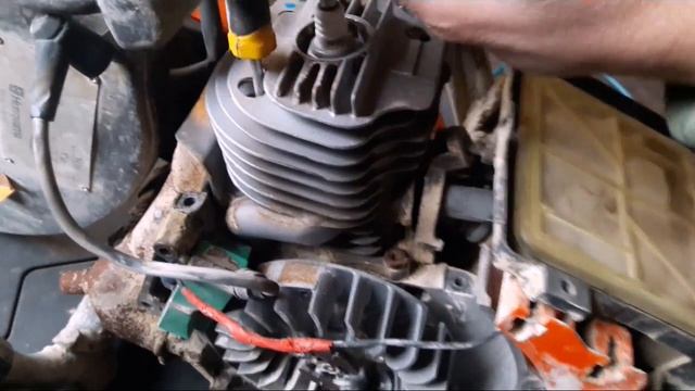 Husqvarna k 760 zatarty tłok смотреть онлайн