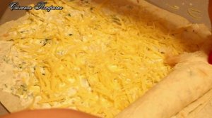 Рулет из лаваша с сайрой