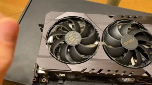 Распаковка и тест в майнинге RTX 3080 ASUS TUF