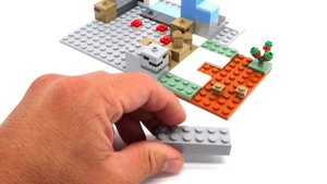 Lego Frozen Peaks - Lego Minecraft 21243 Speed Build& Unboxing